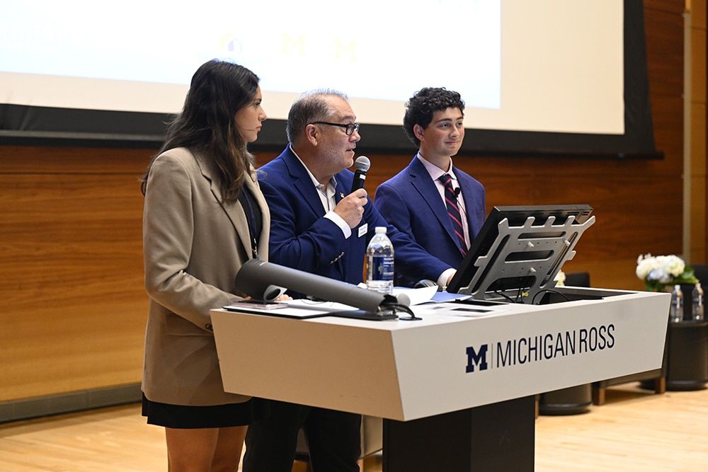 the weiser center for real estate hosted the re con (real estate conference at the taubman colloquium and robertson auditorium, friday, sept. 20, 2024 in ann arbor, mich.