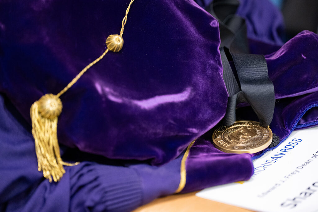 spring commencement ceremony for the 2026 graduates of the ross school of business on may 01, 2026.