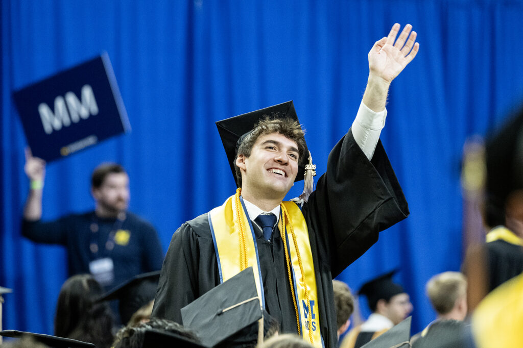 spring commencement ceremony for the 2026 graduates of the ross school of business on may 01, 2026.