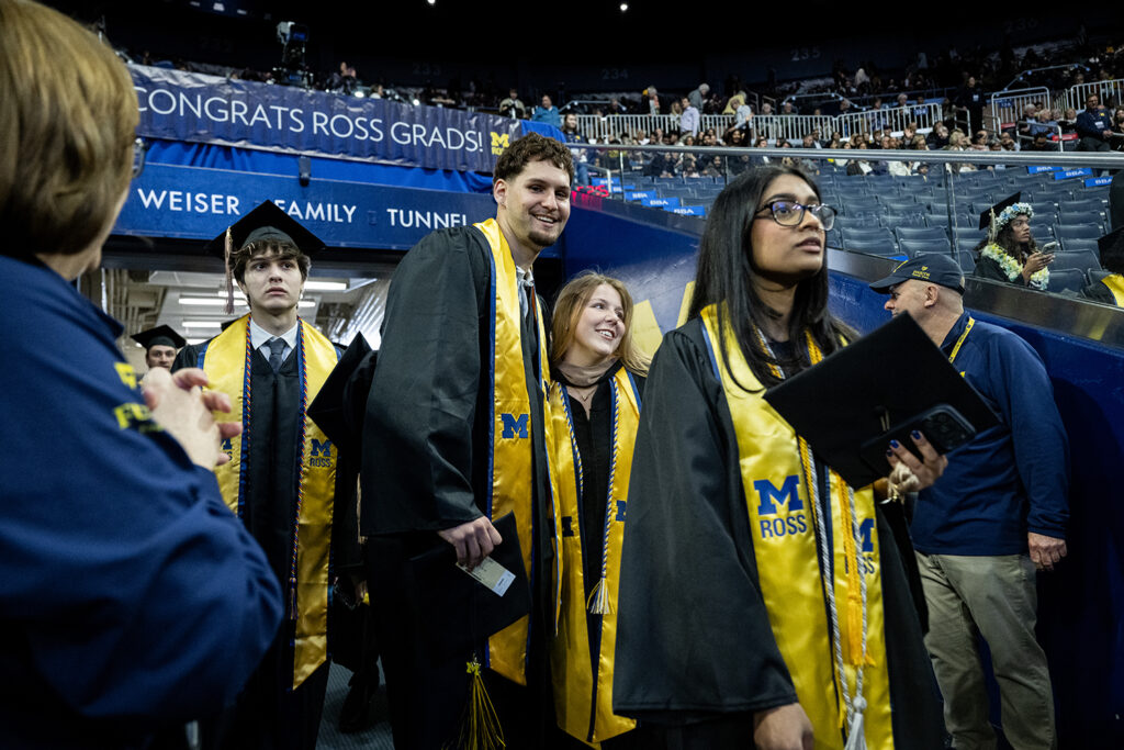 spring commencement ceremony for the 2026 graduates of the ross school of business on may 01, 2026.