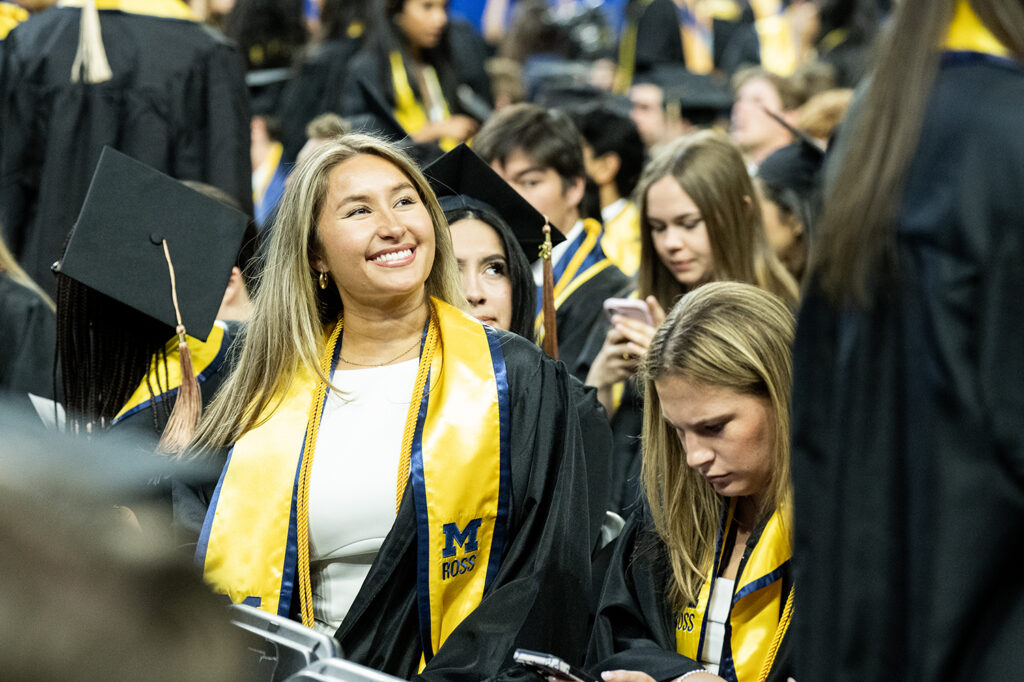 spring commencement ceremony for the 2026 graduates of the ross school of business on may 01, 2026.