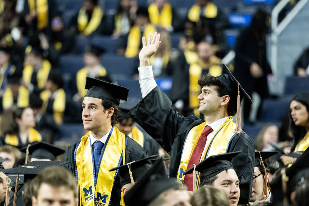 spring commencement ceremony for the 2026 graduates of the ross school of business on may 01, 2026.