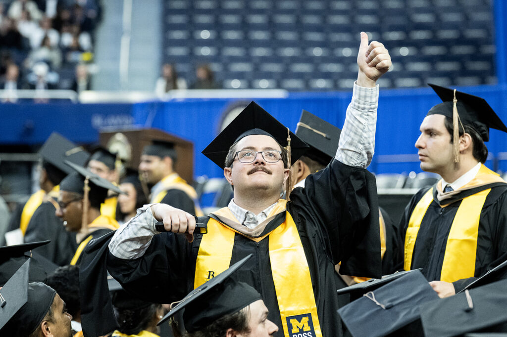 spring commencement ceremony for the 2026 graduates of the ross school of business on may 01, 2026.