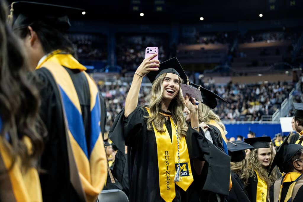 spring commencement ceremony for the 2026 graduates of the ross school of business on may 01, 2026.