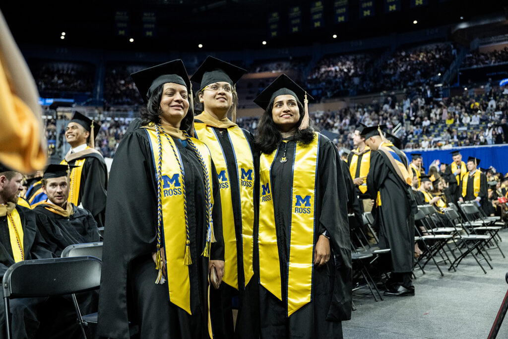 spring commencement ceremony for the 2026 graduates of the ross school of business on may 01, 2026.