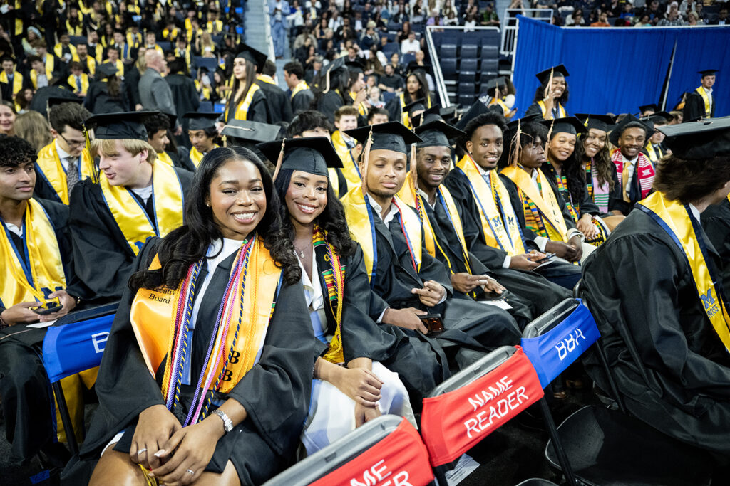 spring commencement ceremony for the 2026 graduates of the ross school of business on may 01, 2026.