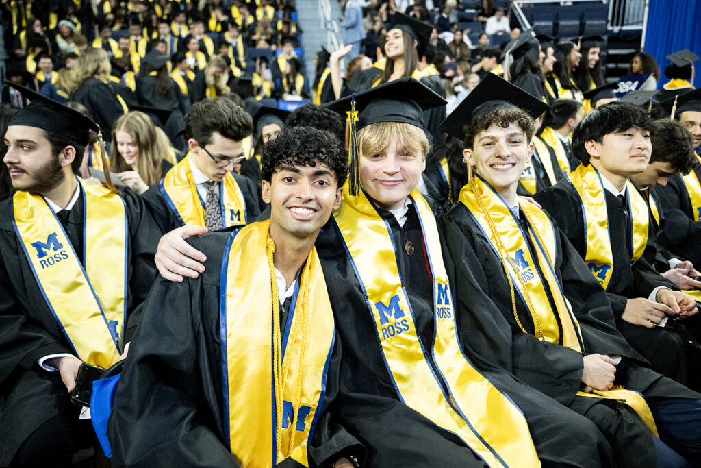 spring commencement ceremony for the 2026 graduates of the ross school of business on may 01, 2026.