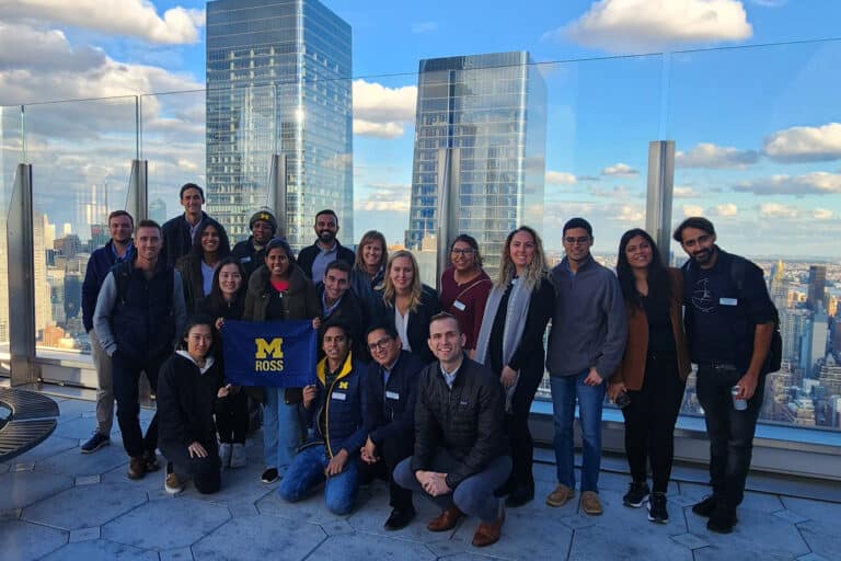 Michigan Ross Career Treks Provide Opportunities for Collaboration for Students and Staff