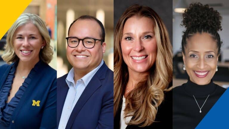 Ross Report cover photo - four headshots of the participants of the Q&A story