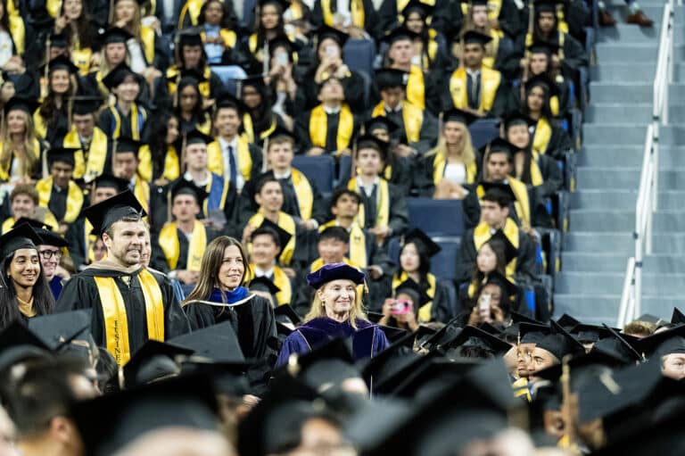 spring commencement ceremony for the 2026 graduates of the ross school of business on may 01, 2026.