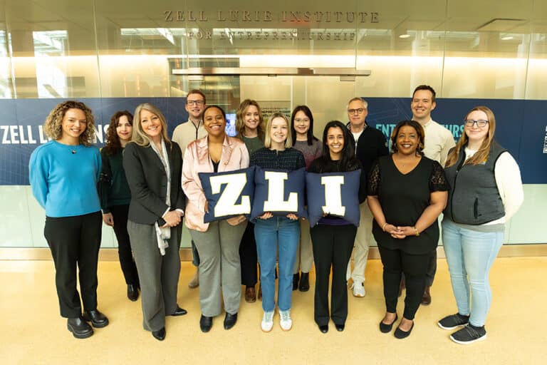 The ZLI team outside their new office space