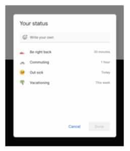 How to Set Your Status in Google Chat - Ross IT