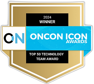 ONCON ICON Awards Top 50 Technology Team Award winners webpage