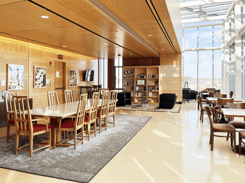 The Faculty Lounge in the Ross Building